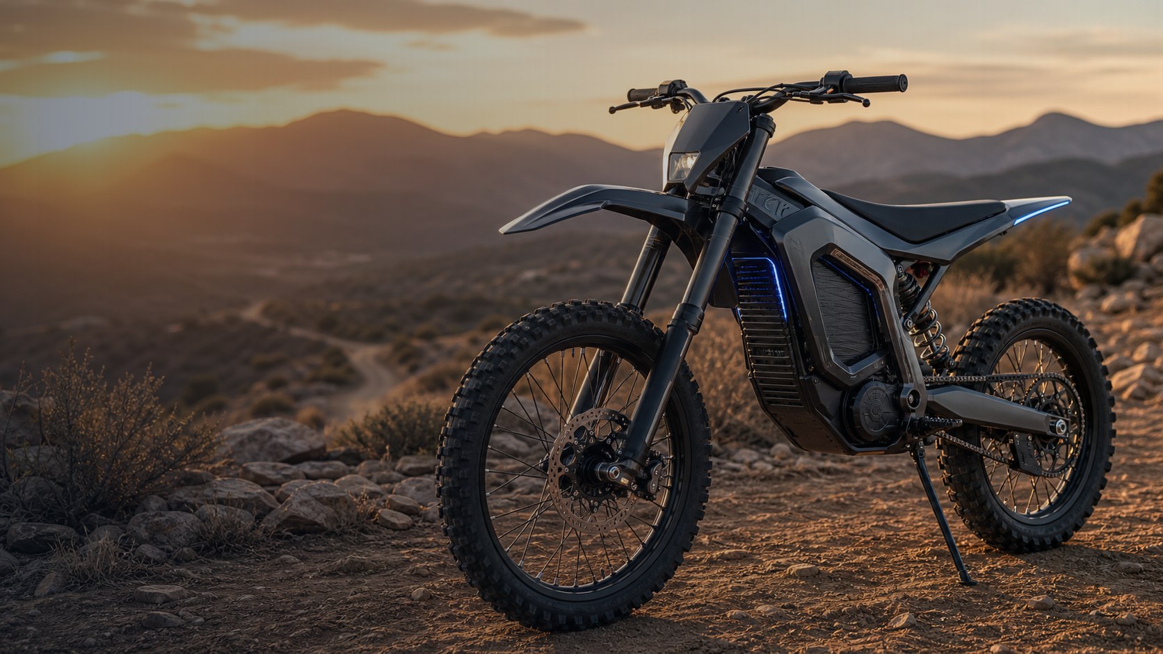 Electric dirt bike powered by CBJJ battery packs