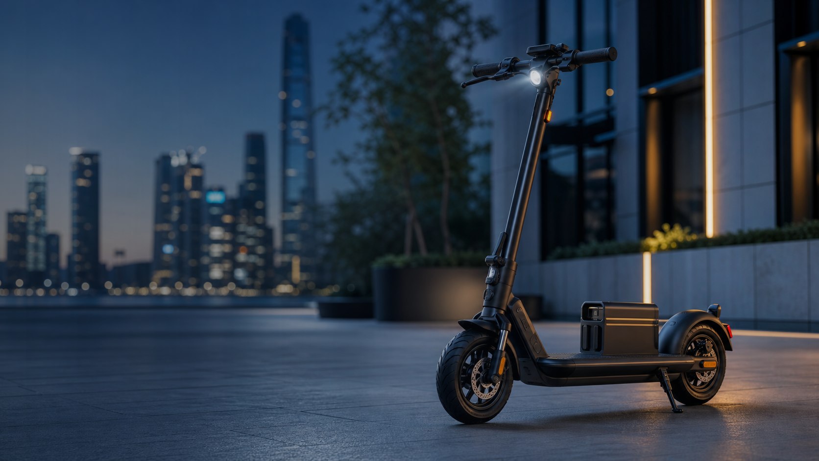 High-end electric scooter scene powered by CBJJ battery