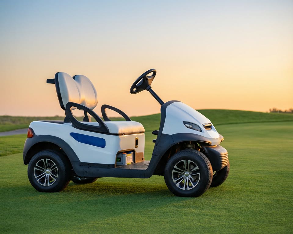 Premium golf cart powered by CBJJ LiFePO4 battery