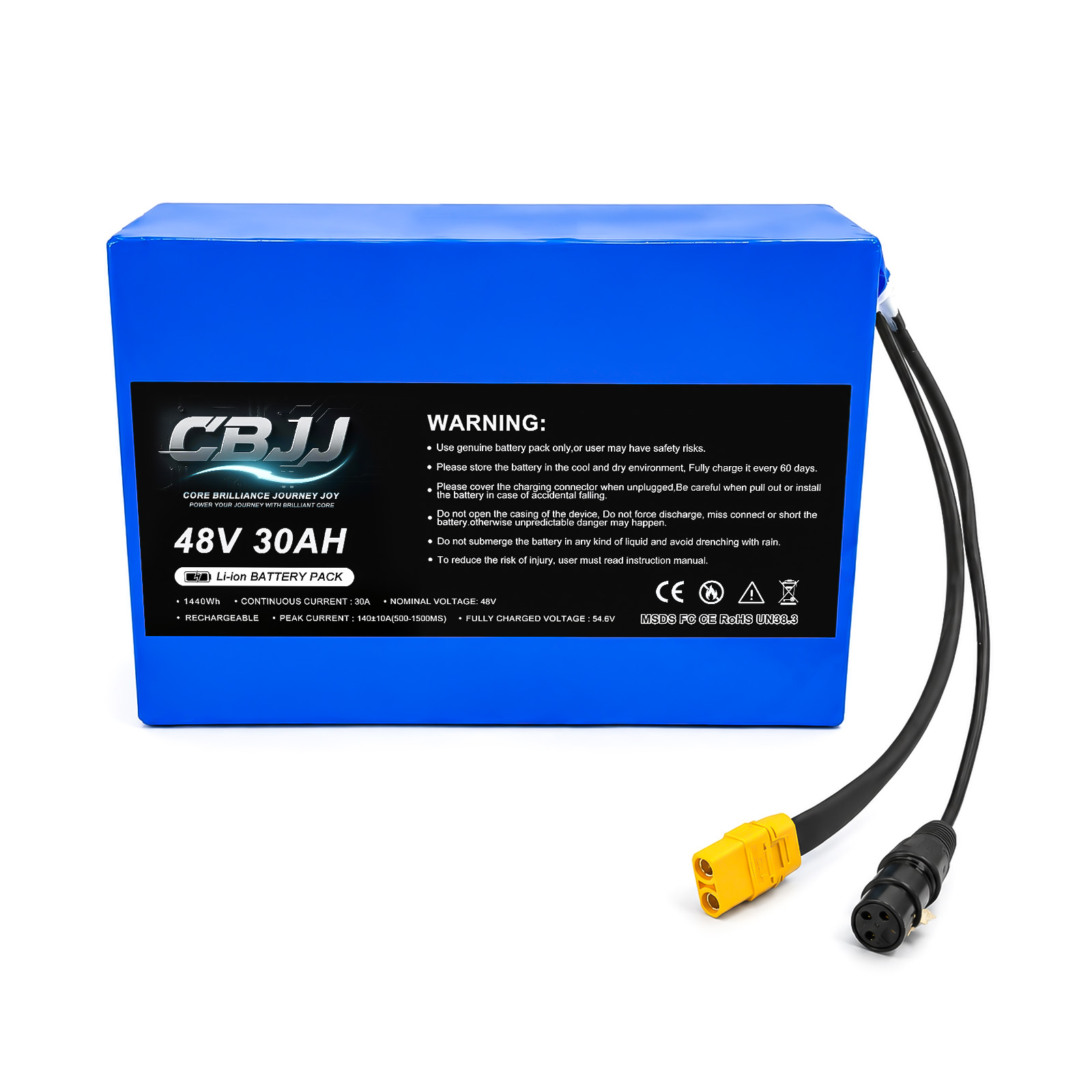CBJJ HY05 48V 30Ah e-bike pack
