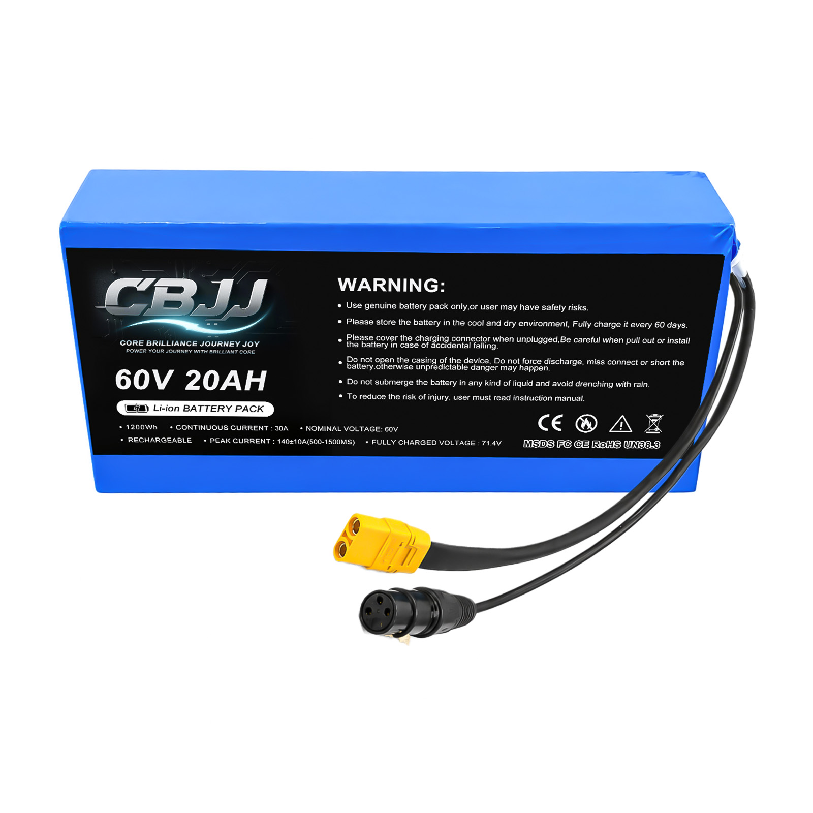 CBJJ HY07 60V 20Ah long-range pack