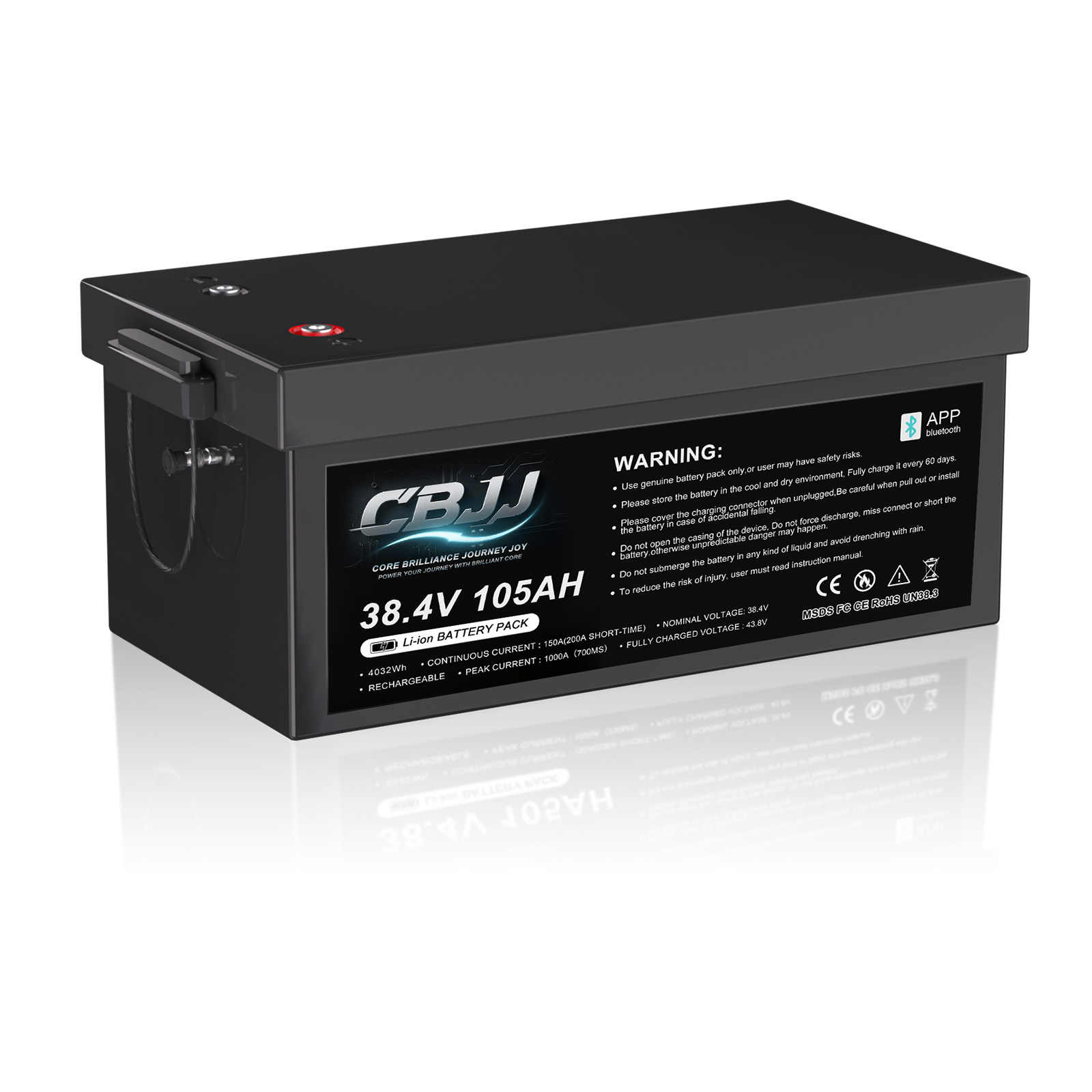 CBJJ ZW27 38.4V 105Ah golf cart battery